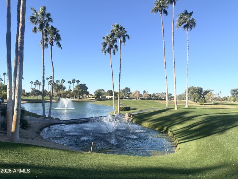 Views of the golf coarse