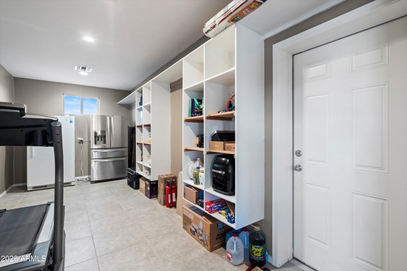 Walk-In Pantry With Shelving