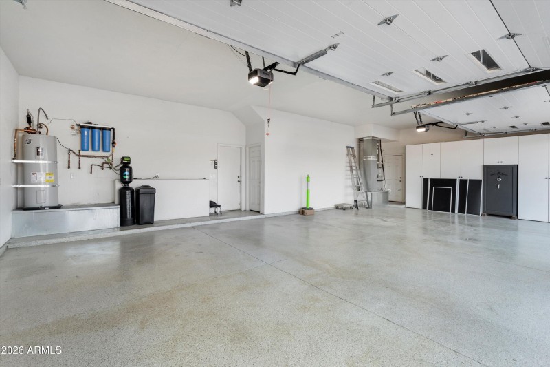 Four-Car Garage Interior