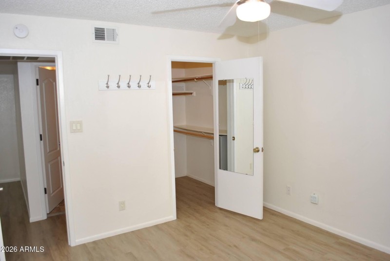 Large bedroom closet