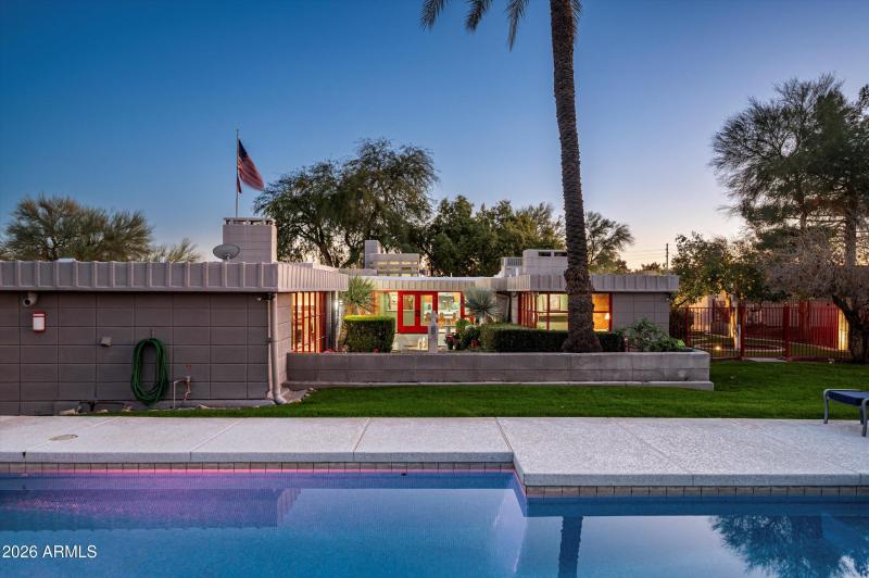 Pool Twilight South View