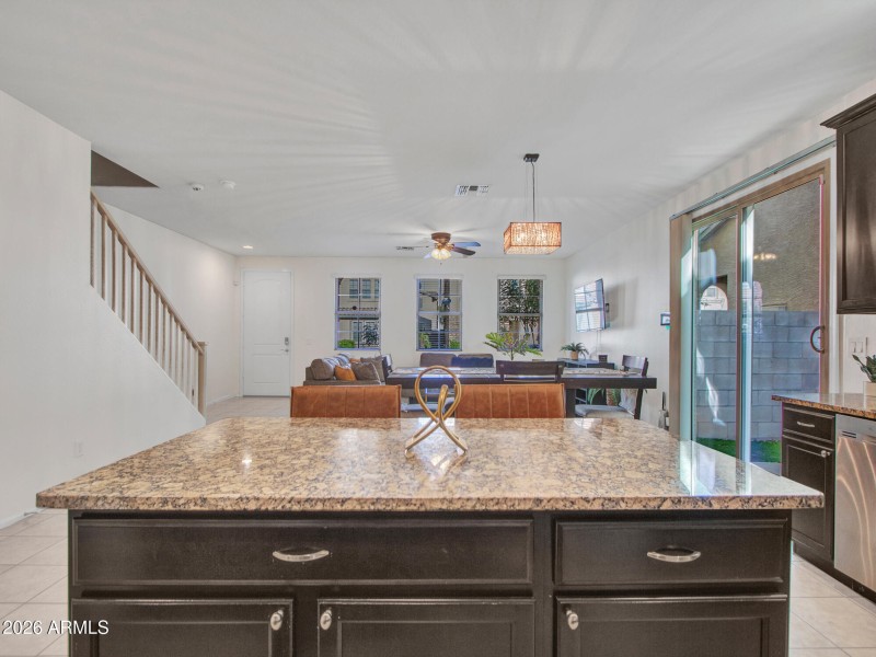 Kitchen to Living Space