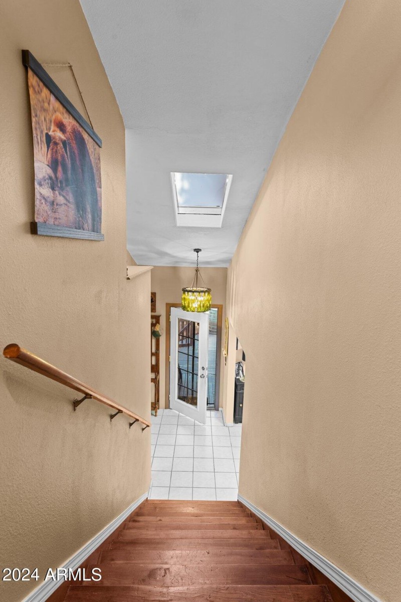 Heading back downstairs