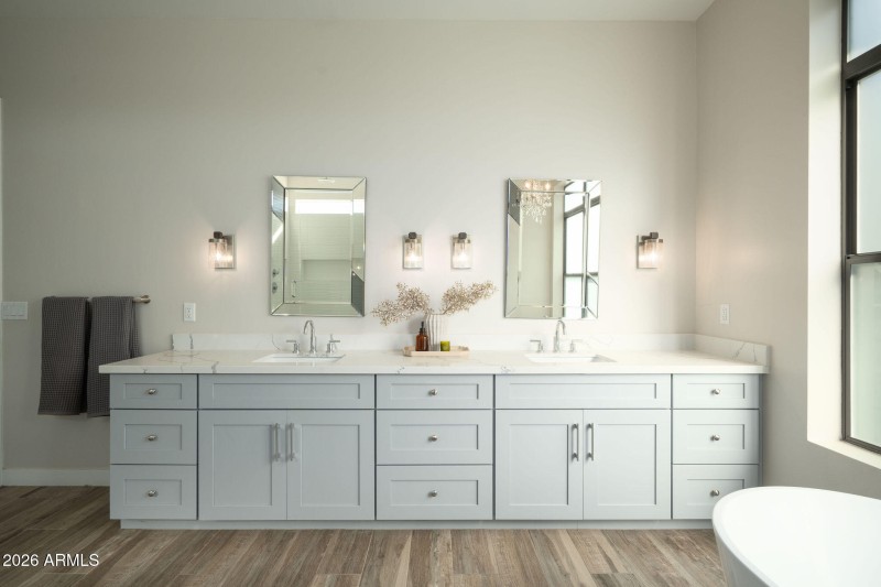 Dual vanity