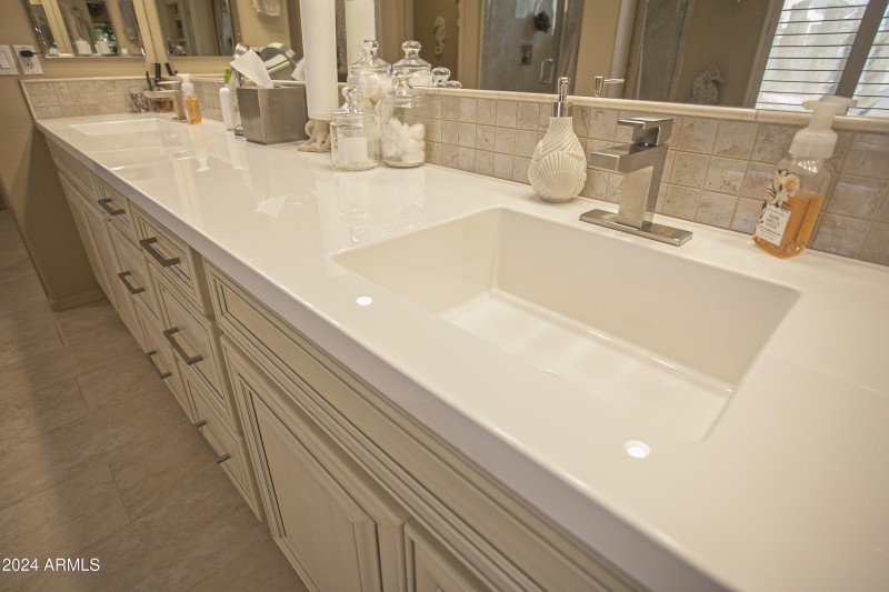 Dual Sinks at Master Bathroom