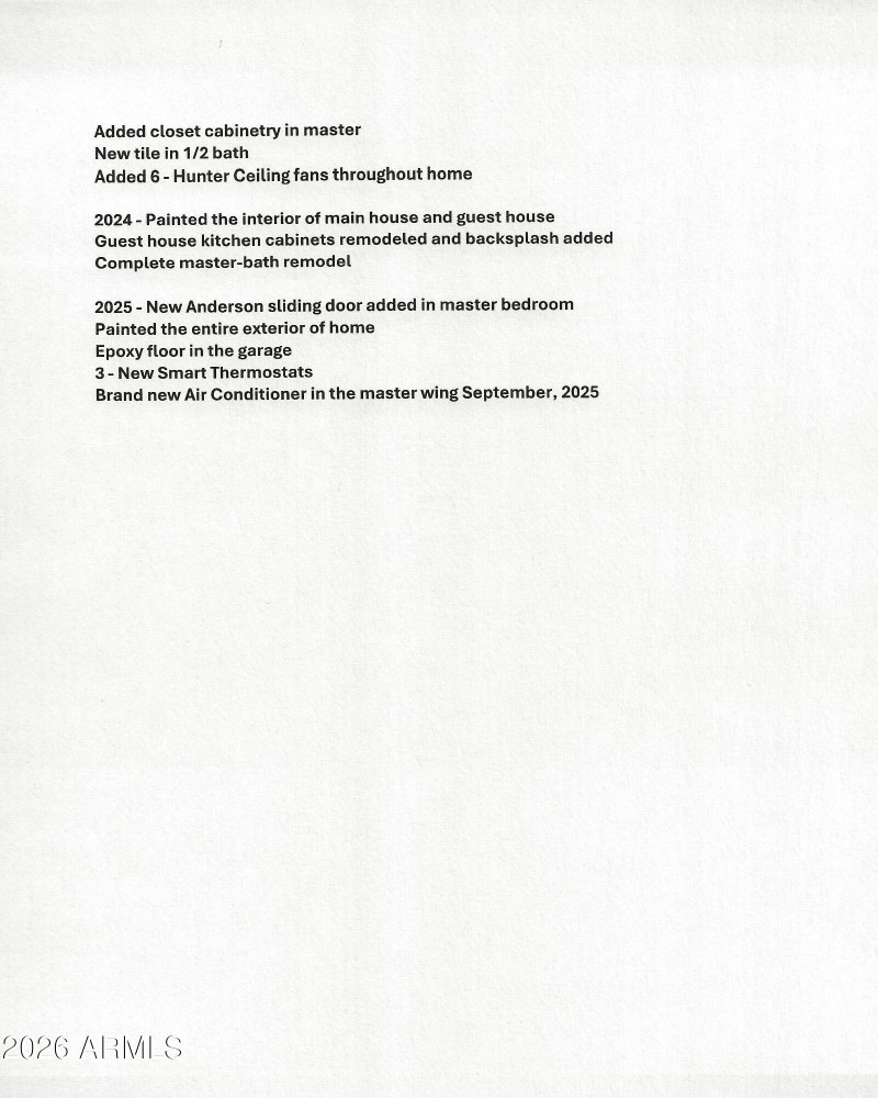 Features and Upgrades