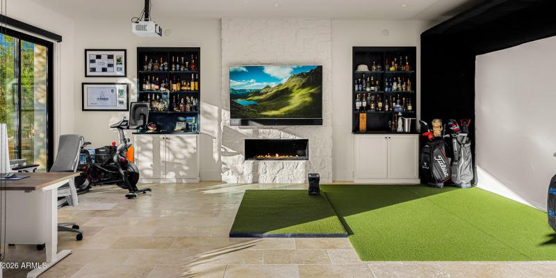 46ramada office and golf sim