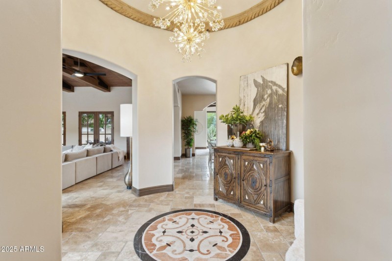 Entry Foyer with Towering Ceiling
