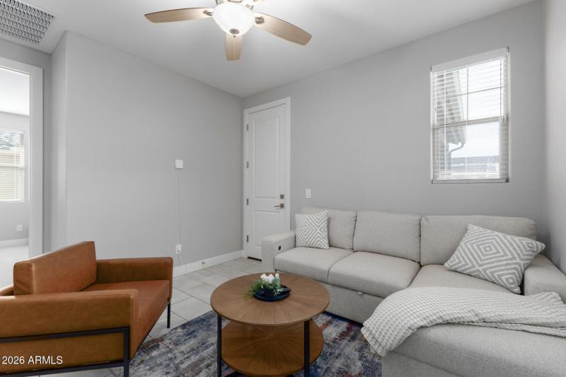 Bonus room with seating area