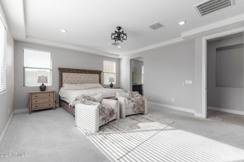 Primary bedroom wide view