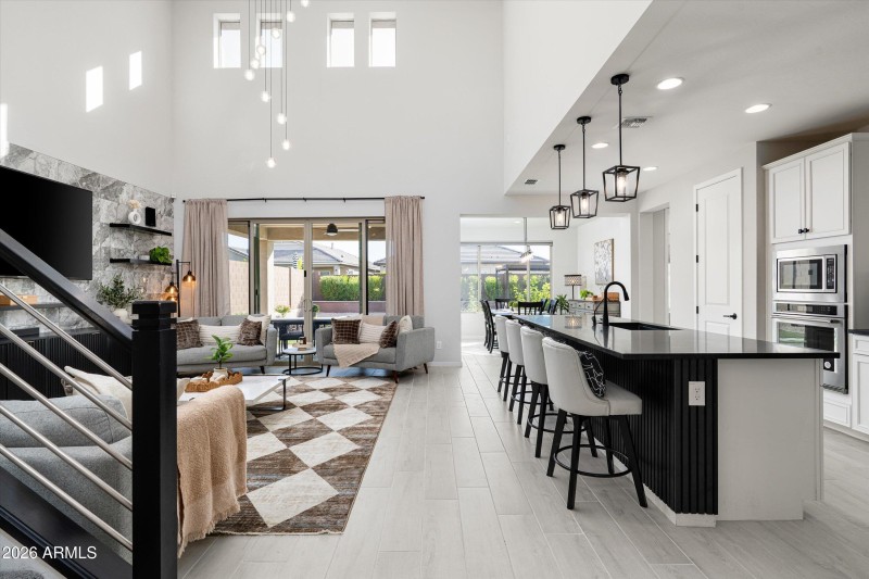 Great Room and Eat-in Kitchen