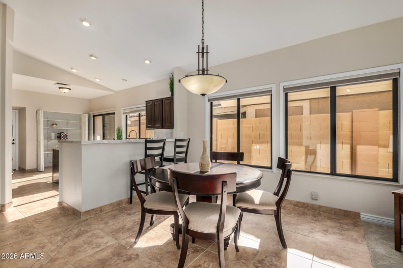 Dining in Great Room