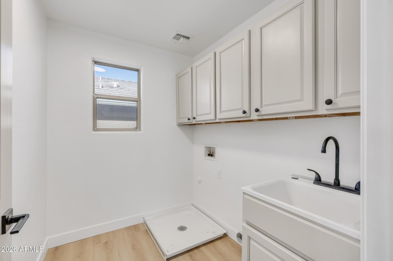 upstairs laundry room