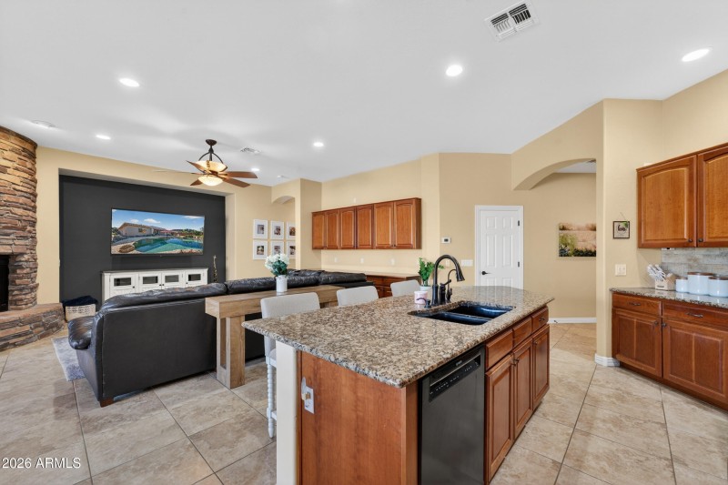 Open family entertaining