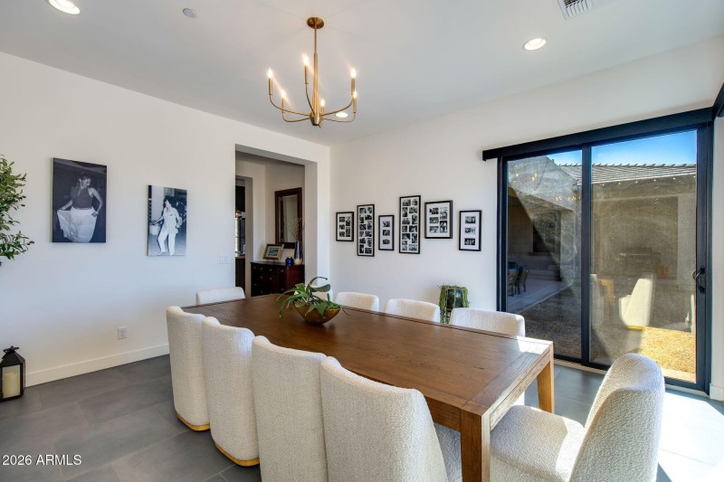 Formal Dining Room with Exit to Backyard