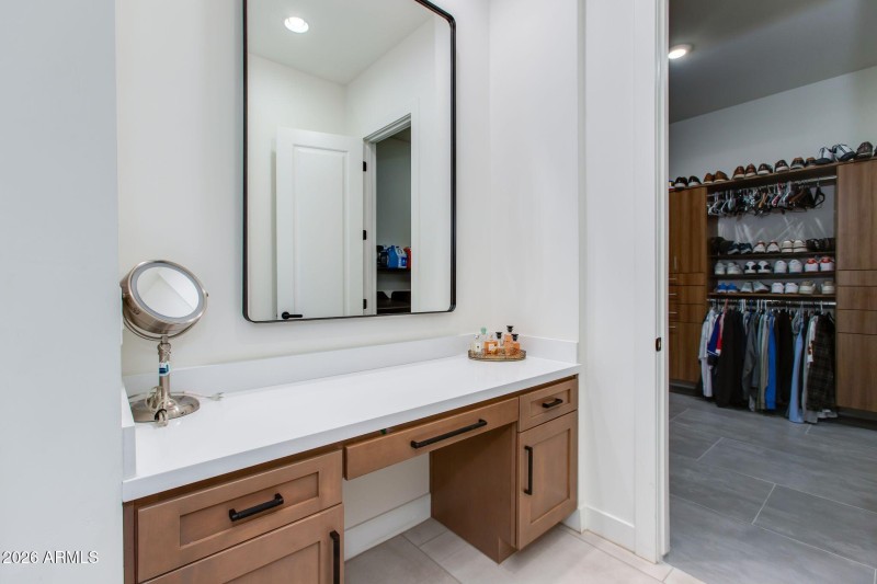 Seated Makeup Vanity