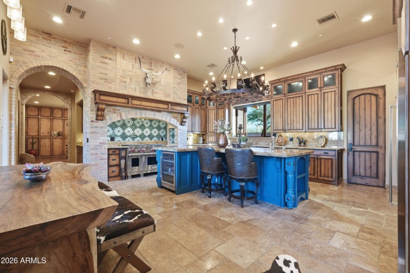 Custom finished brick accents