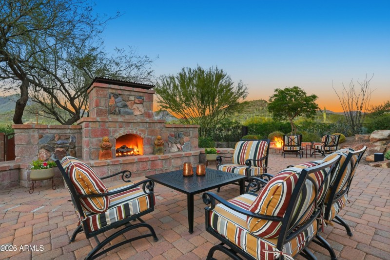 One of 5 Outdoor Fire Features