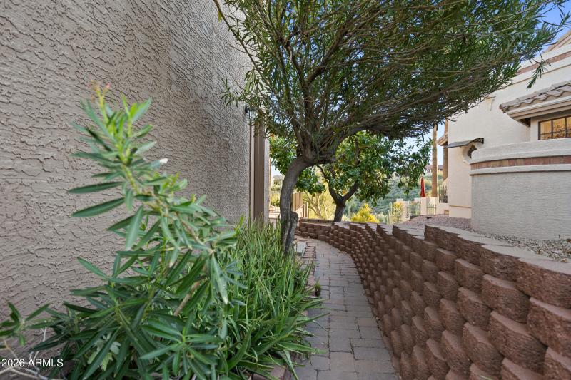 Side yard walkway