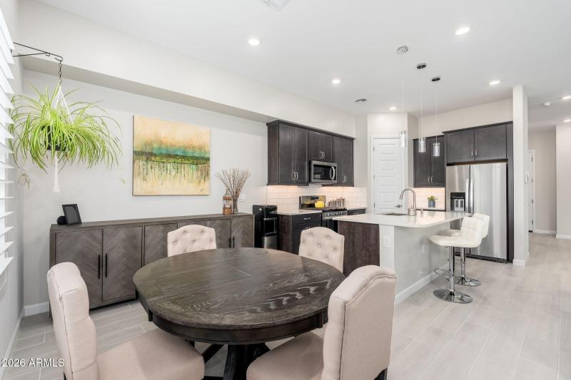 Muliple dining areas