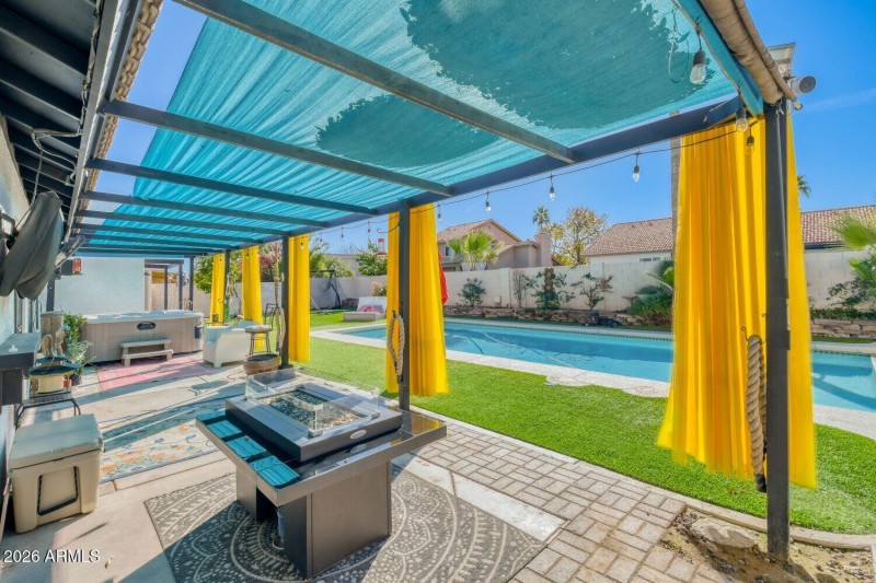 Backyard Patio and Pool