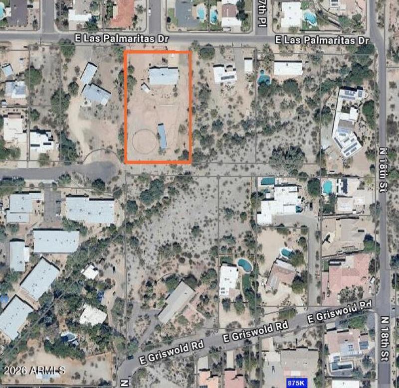 1701 E LasPalmaritas Lot Lines