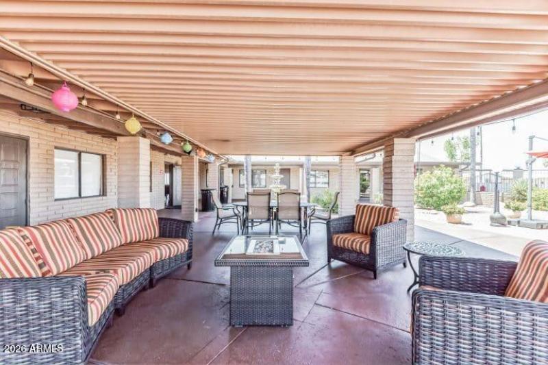 outdoor at clubhouse