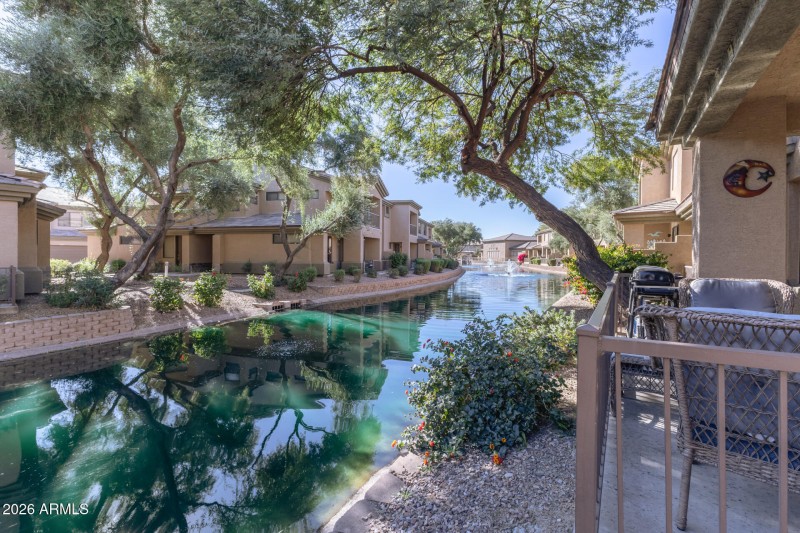 Lake view from patio