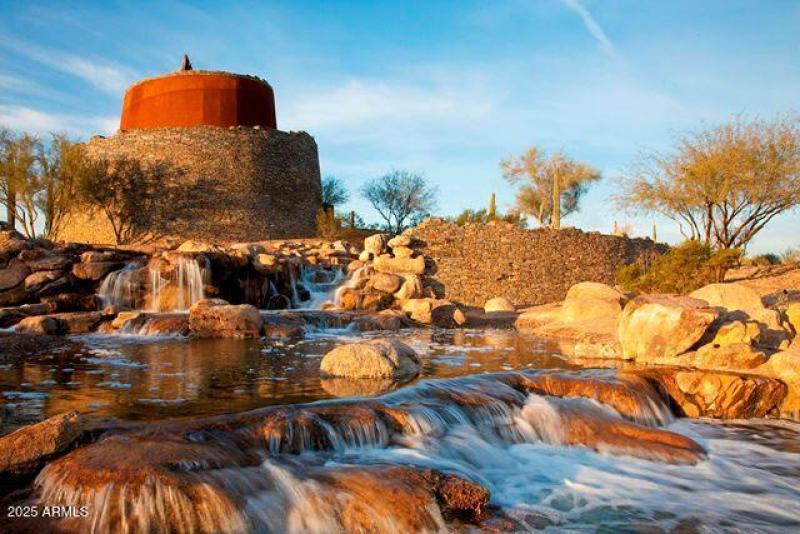 Star Tower at entrance to Lucero