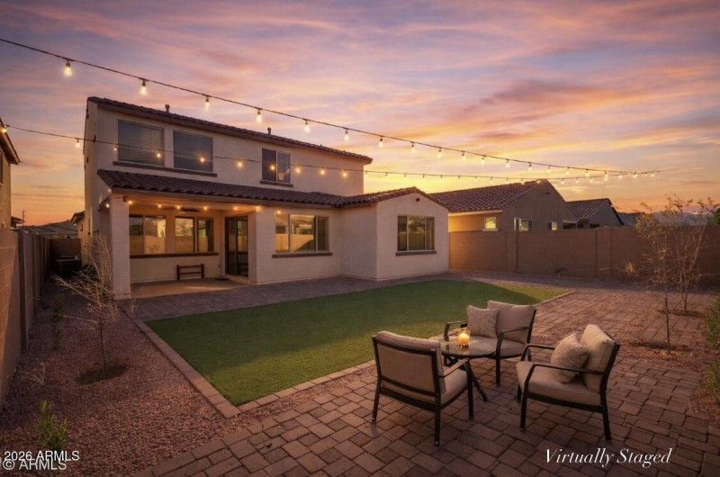 Virtually Staged Backyard