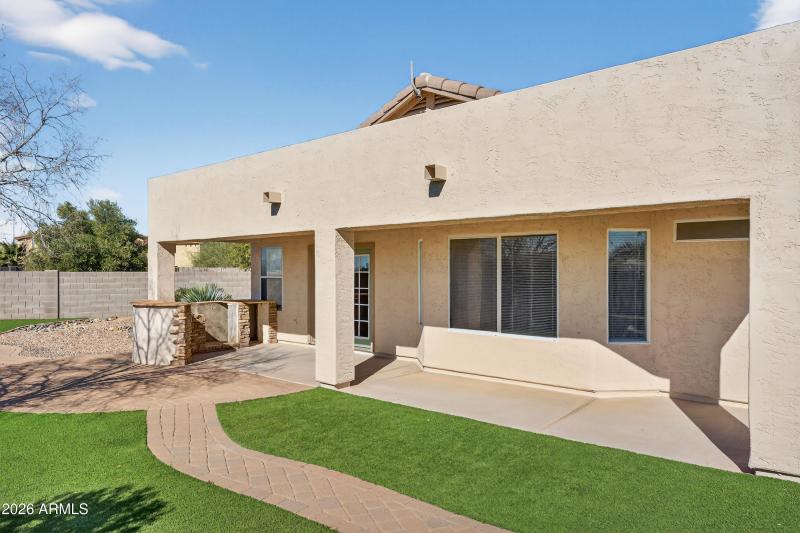 Full length Covered Patio