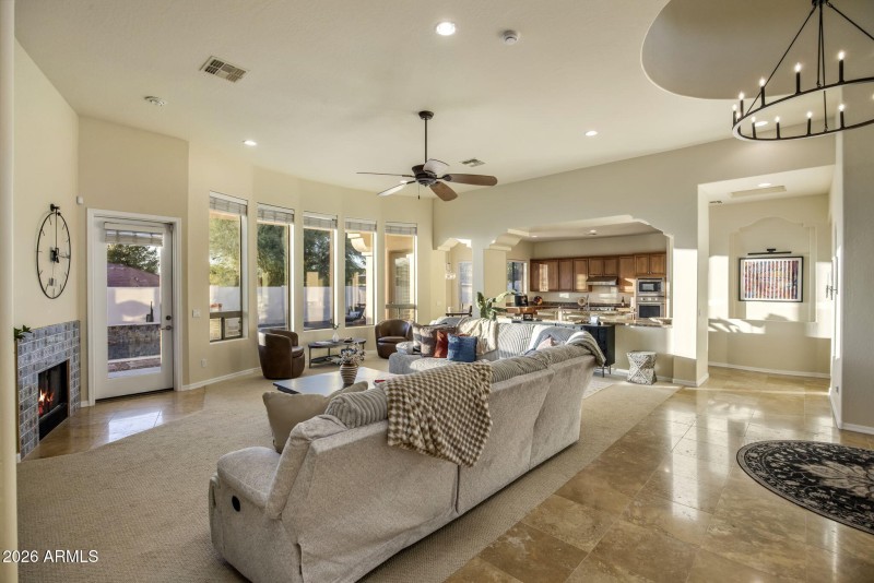 Great Room Open to Kitchen