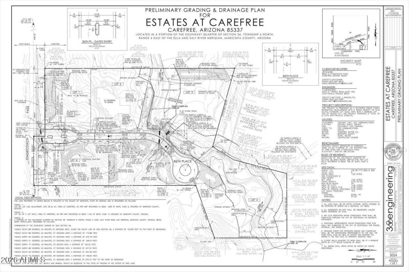 grading and drainage plan