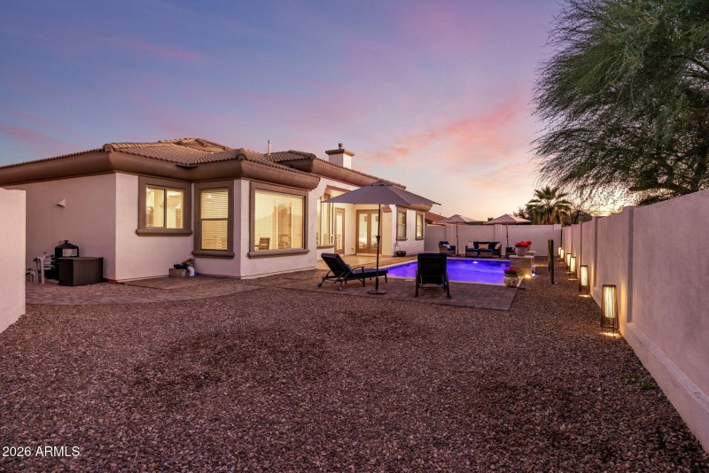 Backyard with room to add grass