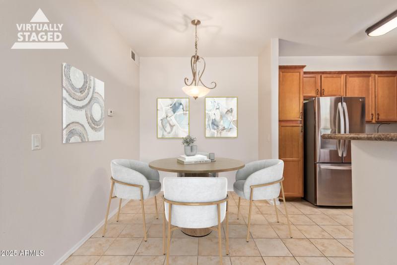 Open Concept Dining - Staged