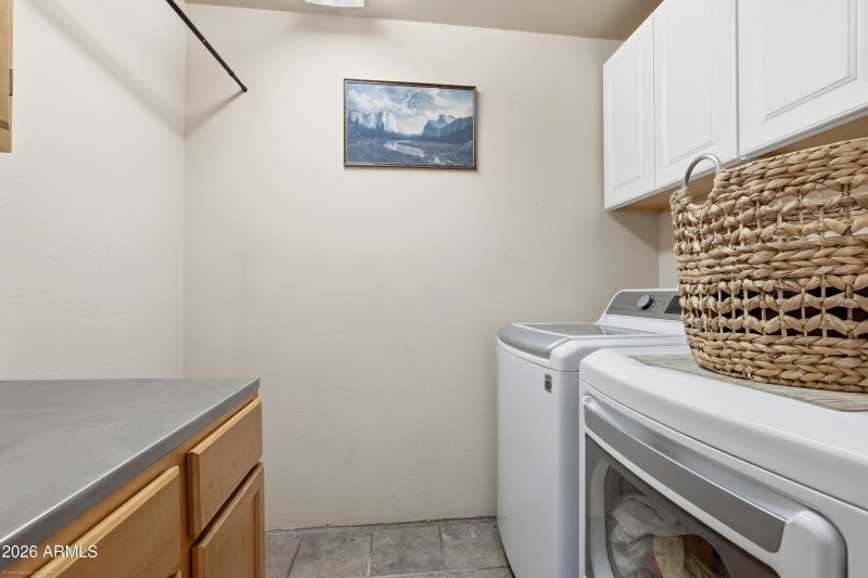 Laundry on main level