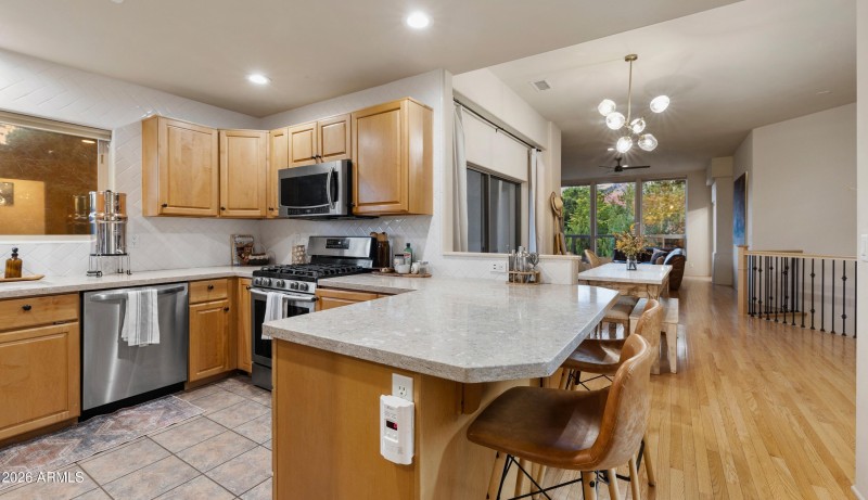 Looking towards great room