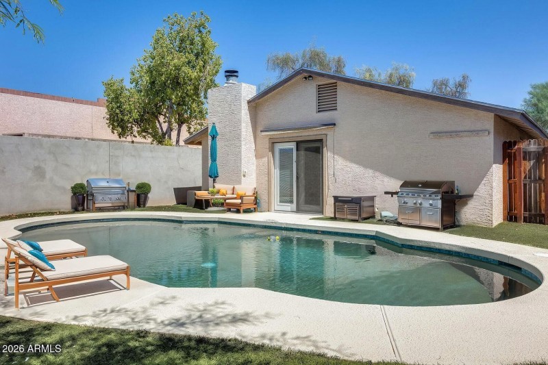 Pool / Backyard - Virtually Staged