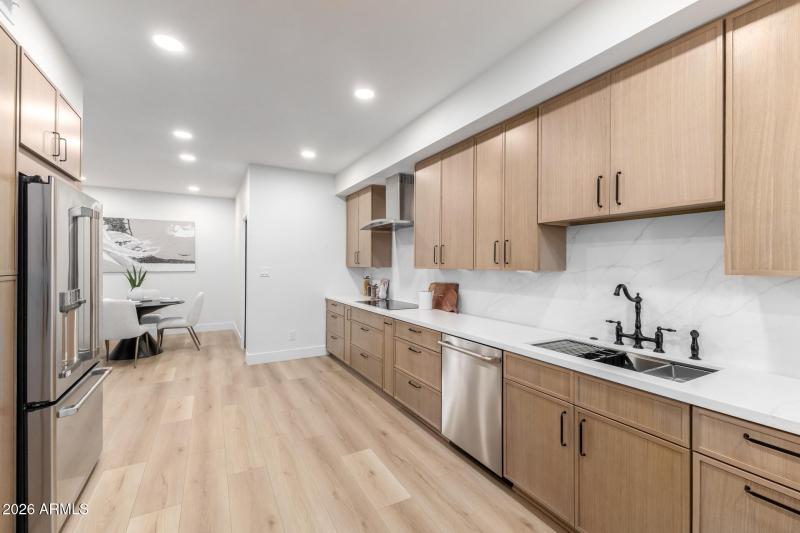 Kitchen with new appliances