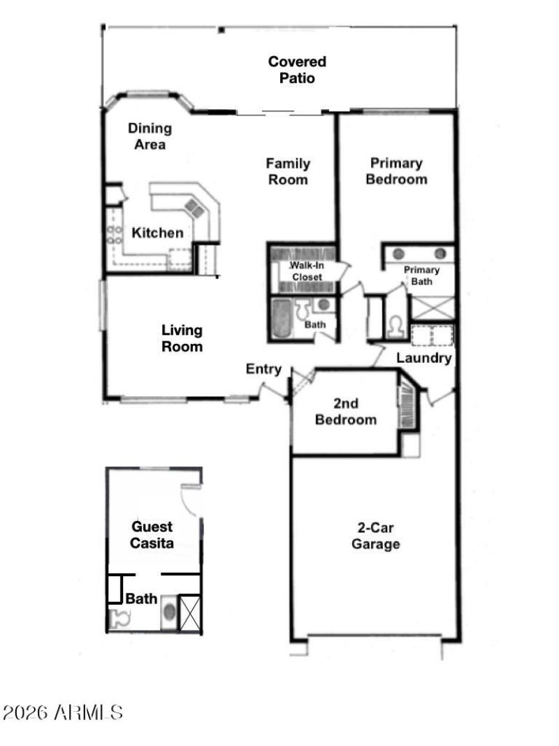 Solano Casita FLoor Plan