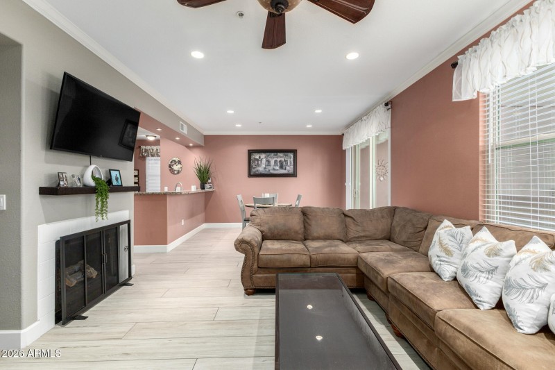 Spacious Living Room