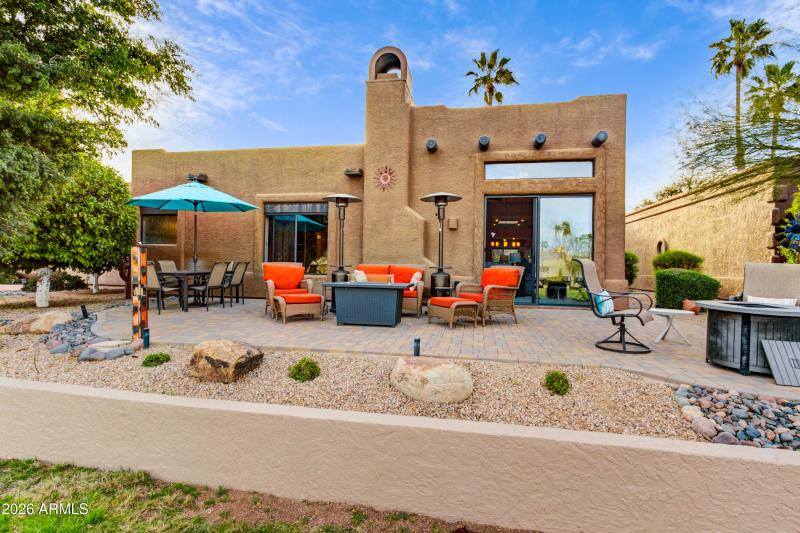 Back Patio from Golf Course