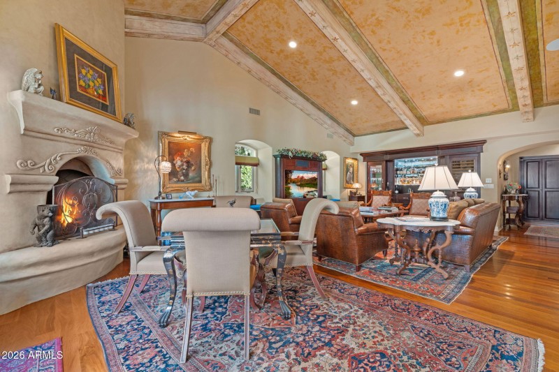 Family Room-Fireplace