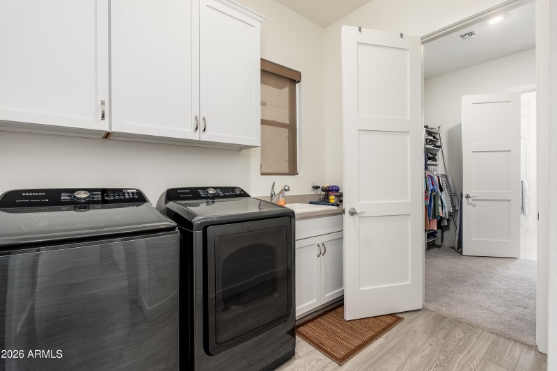 Laundry Walkthrough from Primary Closet