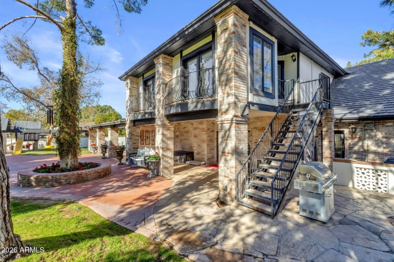 Rear Photo Balcony Stairs