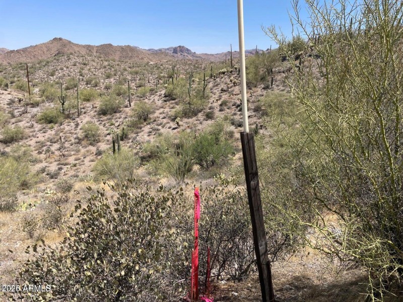 Parcel C southwest property corner