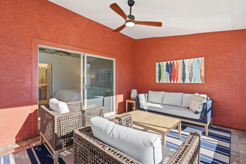 Enclosed Patio Space