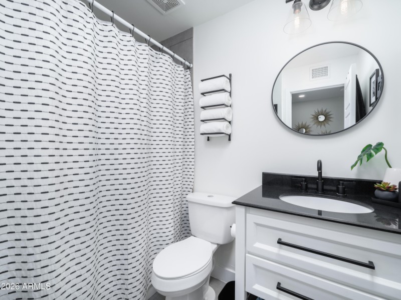 Updated guest bath vanity