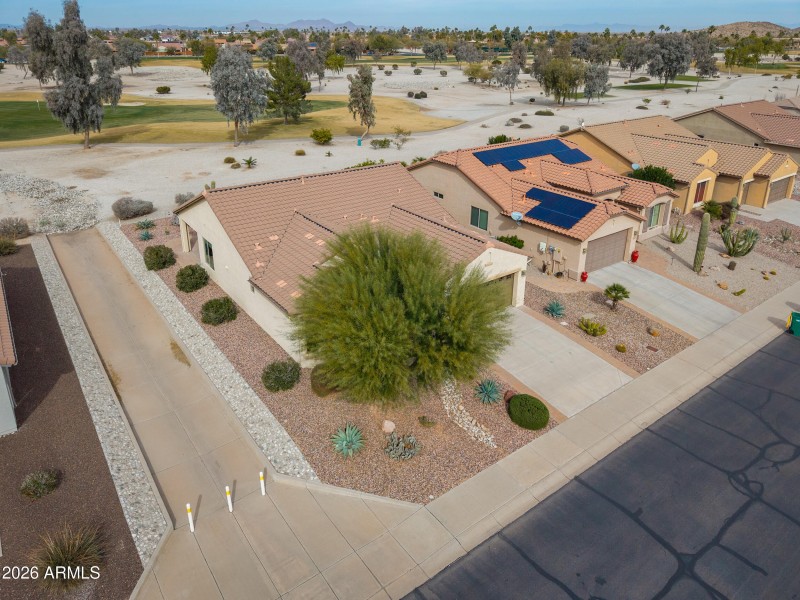 Large wash between homes