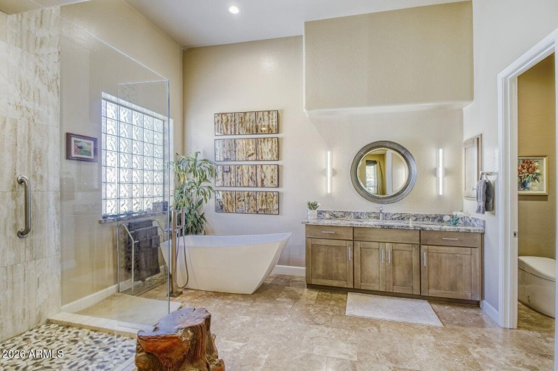 Master Bath w Her Vanity